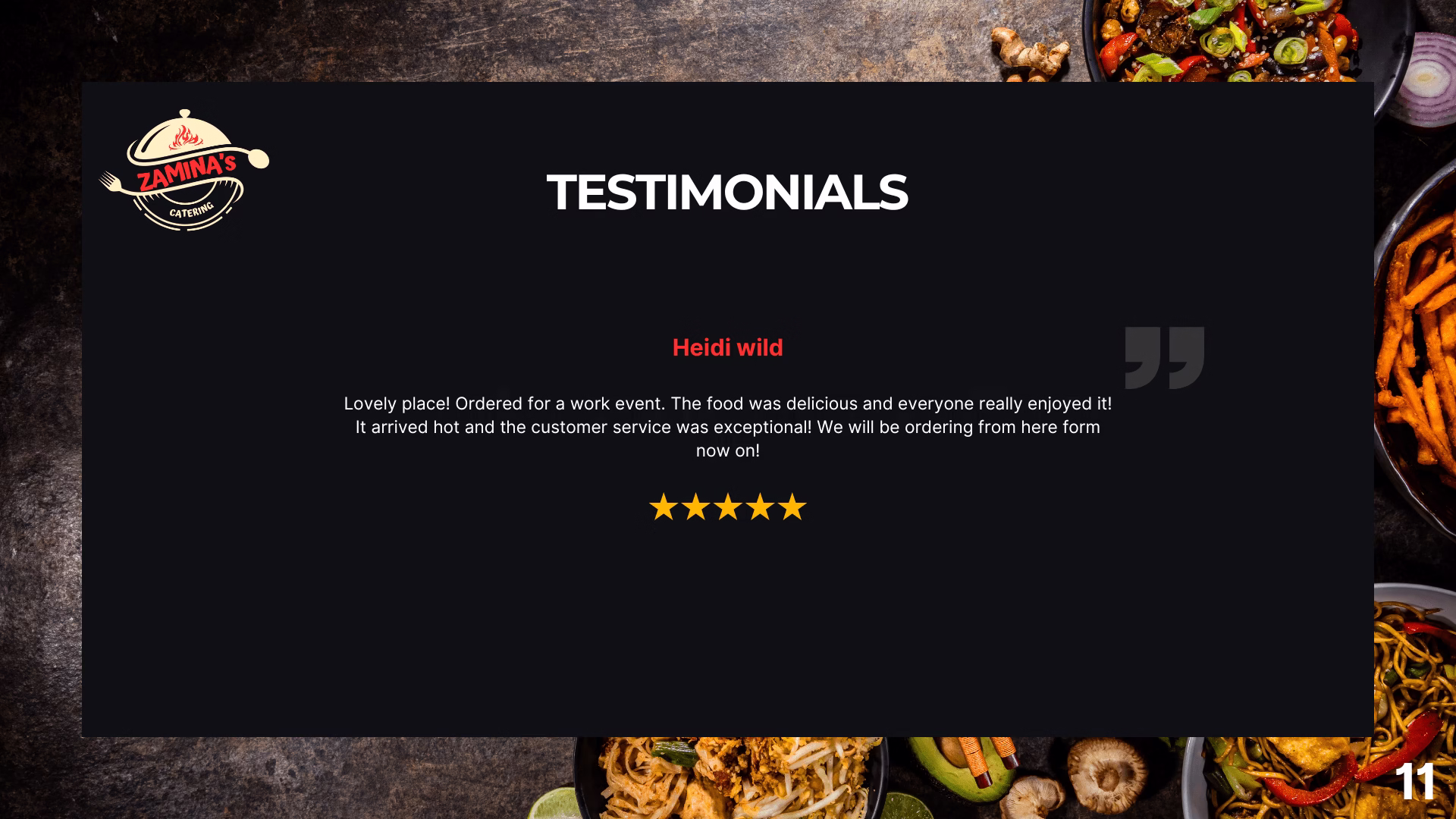 Halal Catering Oldham Cart layout – Zaminas Catering